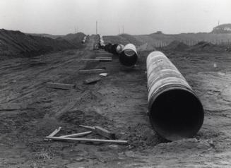 Large Pipes, Black & White Photograph by Fay Godwin.