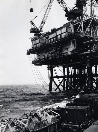 BP Platform, Black & White Photograph by Fay Godwin.