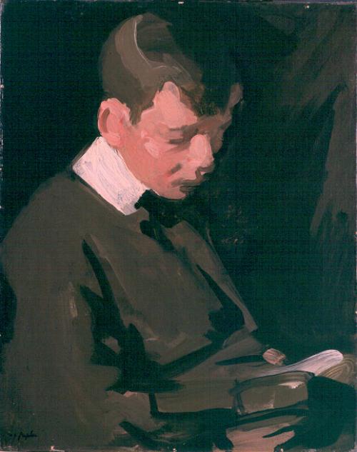 Boy Reading (Portrait Of The Artist's Son, Willie) by Samuel John Peploe