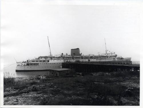 Docked ship Black & White Photograph by Fay Godwin, duplicate of ABDMS025379.49