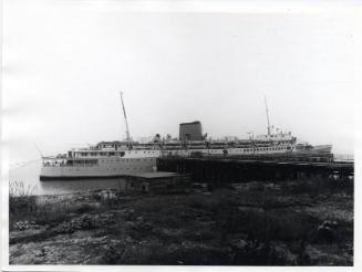 Docked ship Black & White Photograph by Fay Godwin