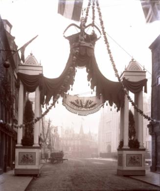 Ceremonial Arch on Broad Street, Aberdeen