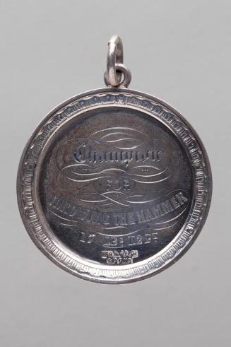 Athlete's Medal for Throwing the Hammer
