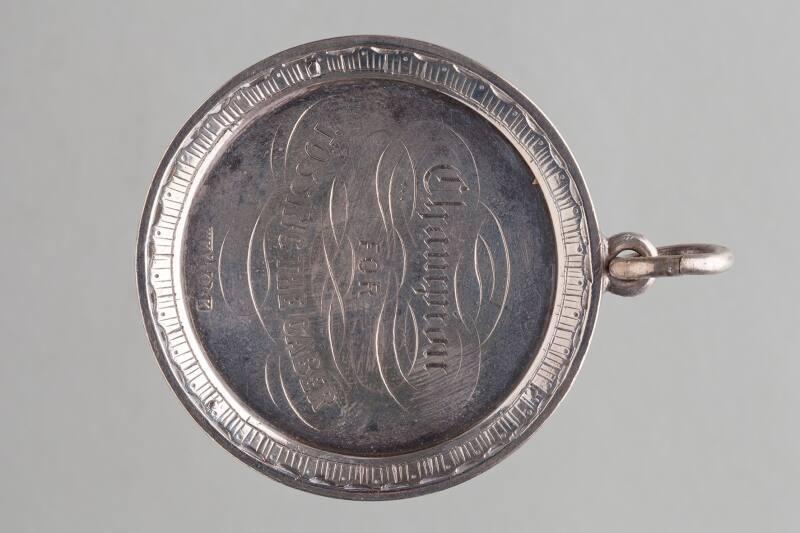 Athlete's Medal for Tossing the Caber