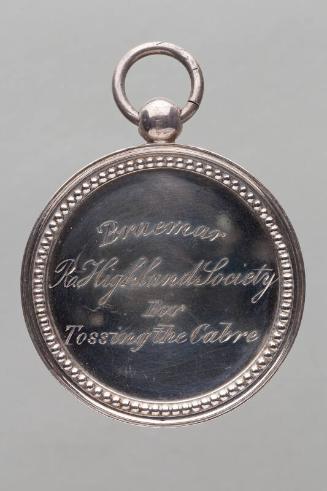 Athlete's Medal for Tossing the Caber