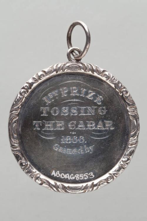 Athlete's Medal for Tossing the Caber