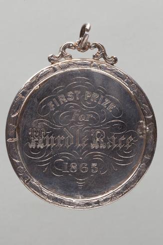 Athlete's Medal for Hurdle Racing