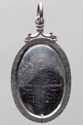 Athlete's Medal for Throwing the Hammer