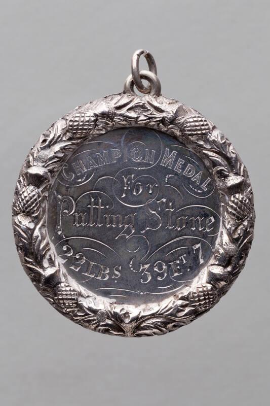 Athlete's Medal for Putting the Stone