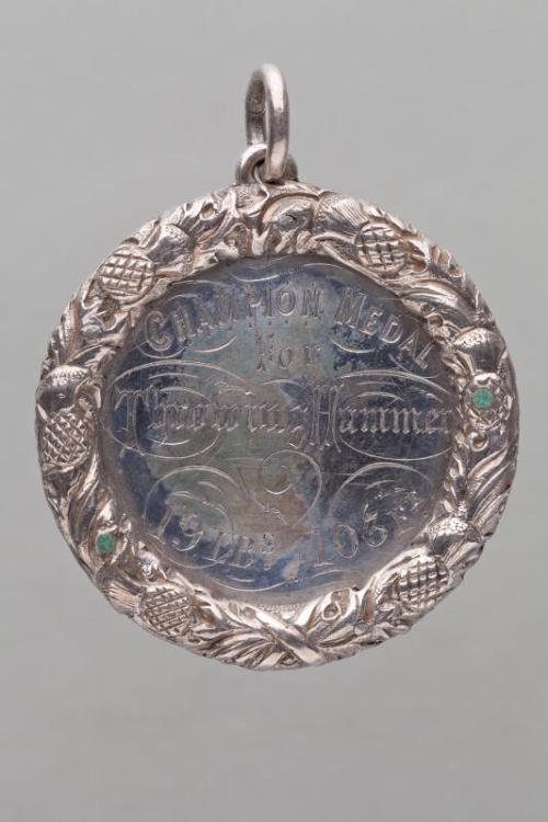 Athlete's Medal for Throwing the Hammer
