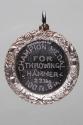 Athlete's Medal for Throwing the Hammer