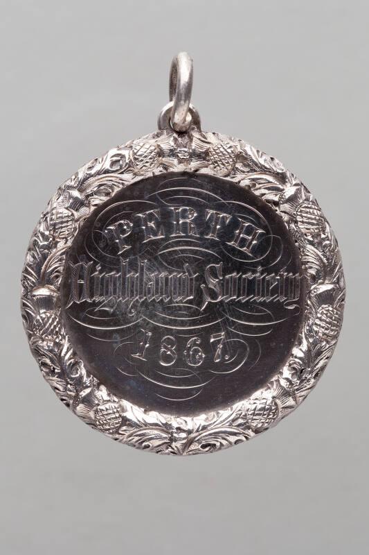 Athlete's Medal for Tossing the Caber