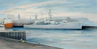 H.M.S. "Scylla"  and Aberdeen by Eric Auld