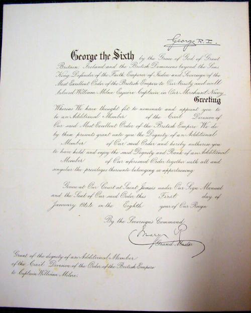 Member of the Order of the British Empire