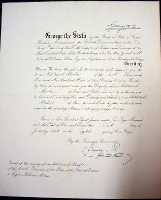 Member of the Order of the British Empire