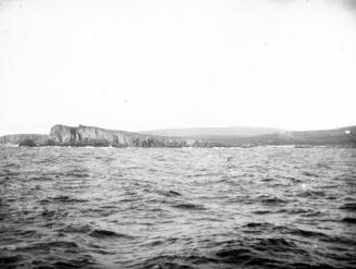 glass lantern slide showing the Point of Walsness, (west side)