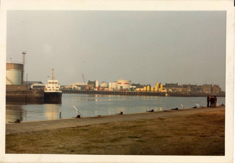 Colour photograph of Aberdeen Harbour