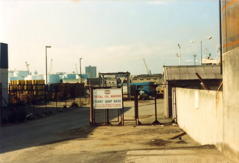Colour photograph of Torry Quay Base for Total Oil Marin