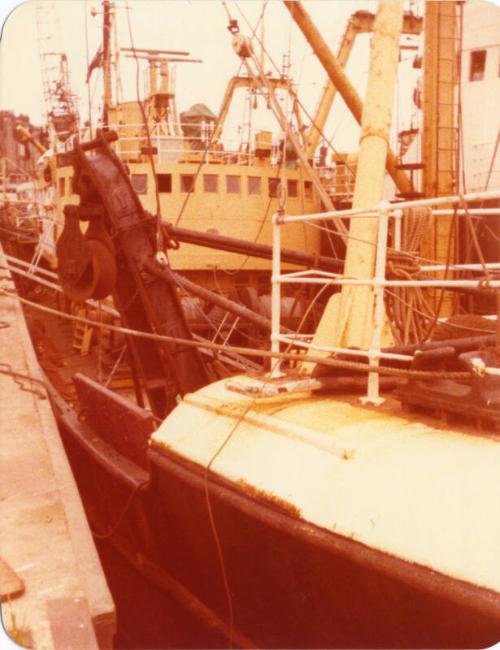 FRS Explorer docked at Aberdeen