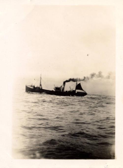 Photograph of a steam trawler