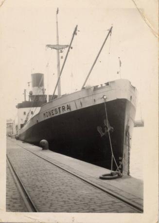 Photograph of cargo vessel Monestra