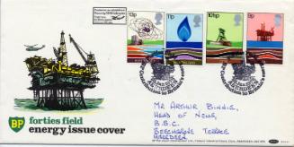 Postal Cover from BP Forties Field
