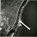 Black and White Aerial Photograph - Old South Breakwater Torry