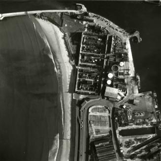 Black and White Aerial Photograph - Footdee
