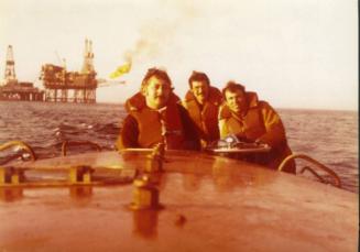 Piper Alpha Platform & Bredford Dolphin with crew