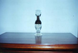 Photograph of Perfume Bottle filled with First Oil from Piper Alpha Platform
