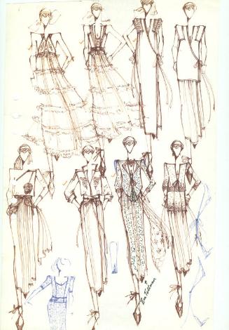 Multidrawing of Dresses