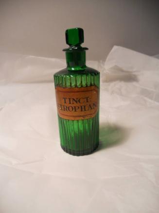 Green Ribbed Poison Tinct. Arsenic - Conservation image only