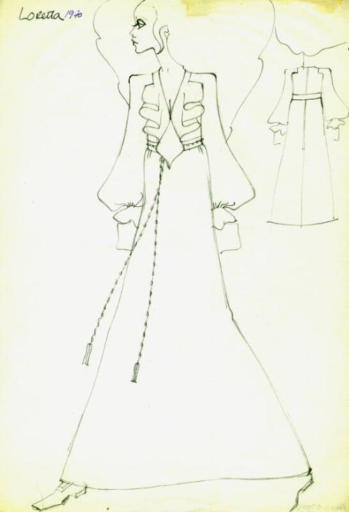 Drawing of Dress