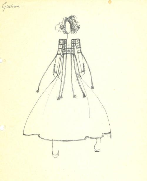 Drawing of Dress