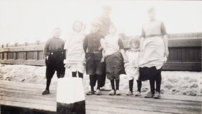 On the Quay at Urk (Photograph Album Belonging to James McBey)