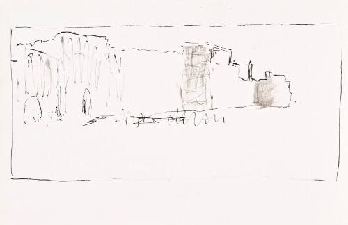City Walls, Palestine (Sketchbook - War)