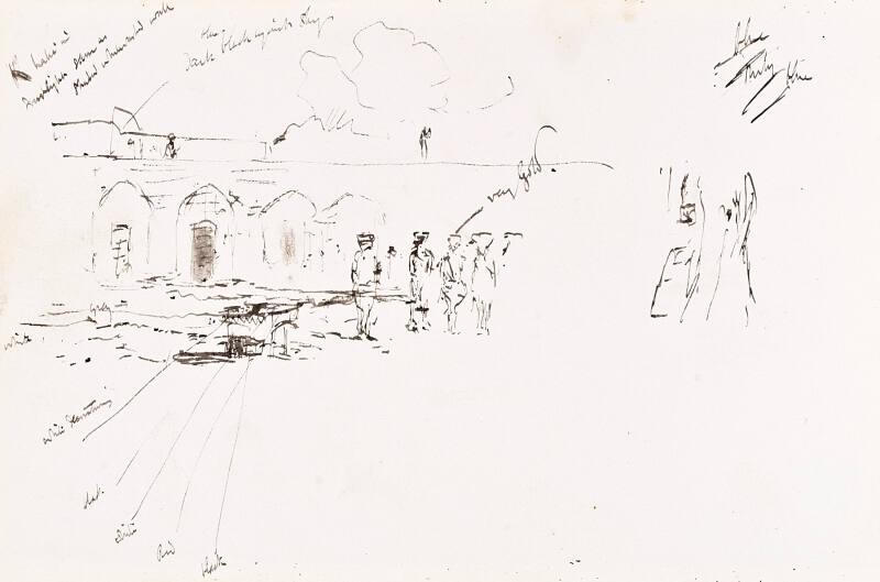 City Walls, Palestine (Sketchbook - War)