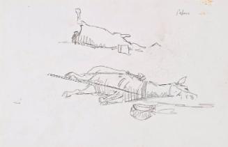 Injured Horses (Sketchbook - War)