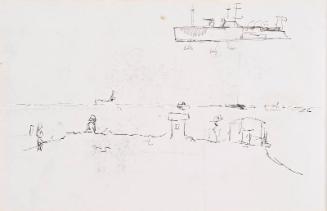 Boat and Landscape (Sketchbook - War)