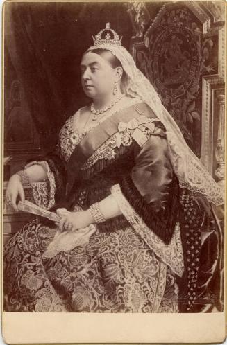 Portrait of Queen Victoria in Robes