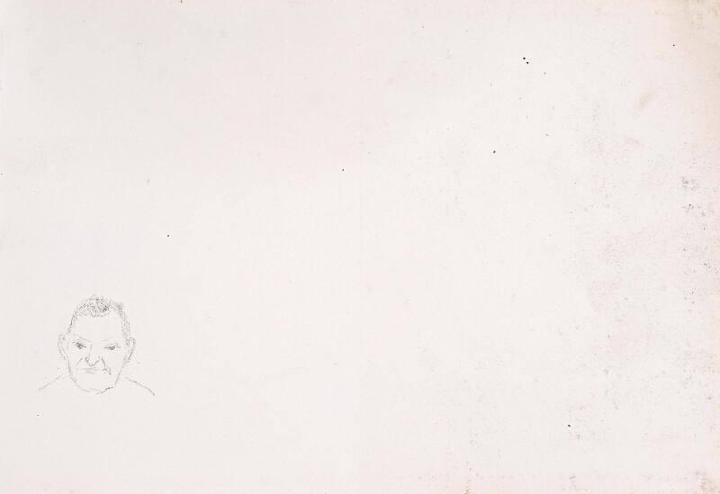 Male Head and Shoulders (Sketchbook - War)