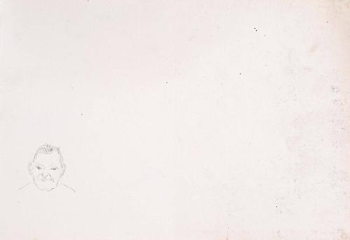 Male Head and Shoulders (Sketchbook - War)