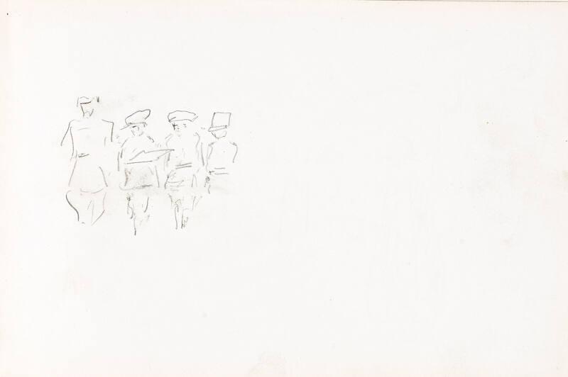 Group of Figures (Sketchbook - War)