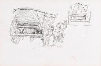 Horse and Coal Wagon (Sketchbook - War)