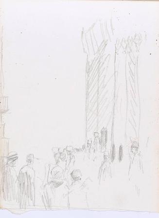 Crowded Street (Sketchbook - War)