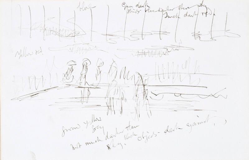 Landscape with Figures (Sketchbook - War)