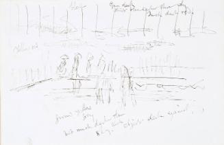 Landscape with Figures (Sketchbook - War)