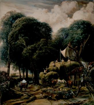 Haymaking by Peter De Wint