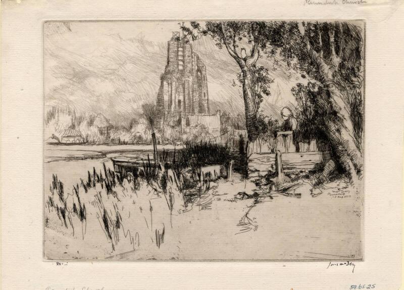 Ransdorp Church by James McBey 