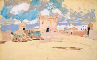 Morroccan Town - Mogador - Castellated Rooftop with Cannons